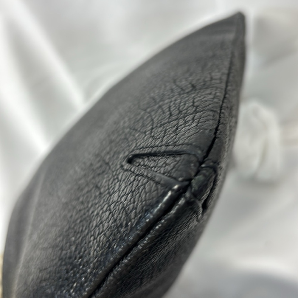 Rag & Bone Black pebbled Leather 11x8 clutch purse bag - Picture 9 of 13